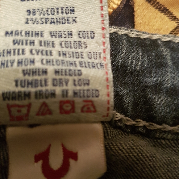 Sz 24 True Religion Skinny Low Rise Jeans - Picture 6 of 6